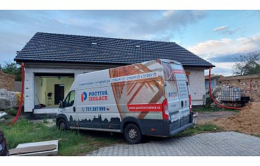 Zateplení novostavby rodinného domu v Olbramovicích